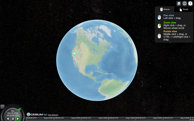 Time-dynamic satellite